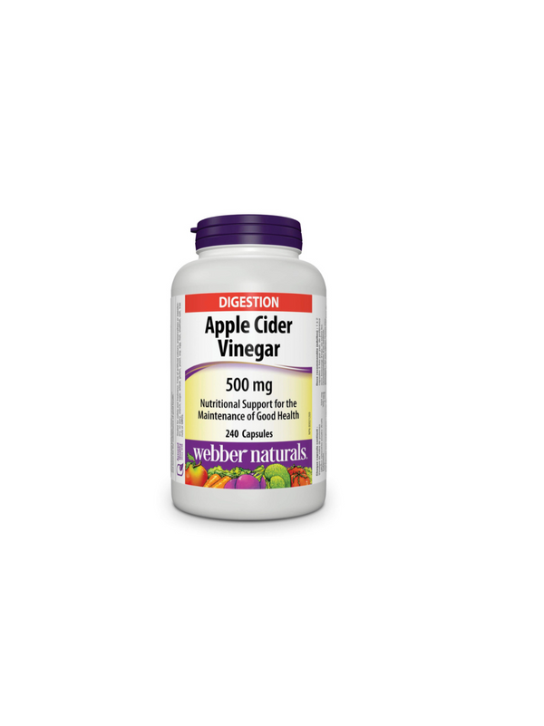 APPLE CIDER VINEGAR CAPSULES WEBBER NATURALS 240s