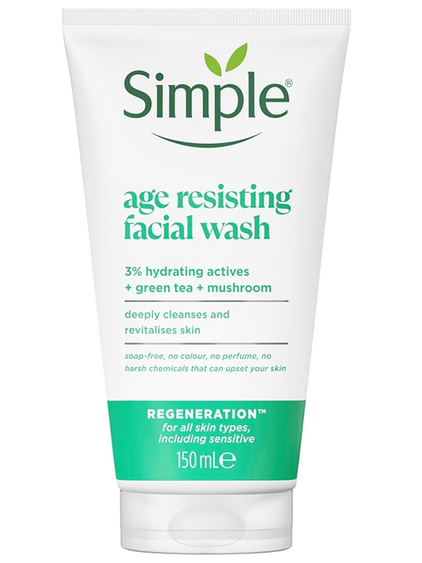 SIMPLE AGE RESISTING FACIAL WASH 150MLS
