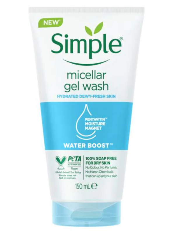 SIMPLE MICELLAR GEL WASH 150MLS